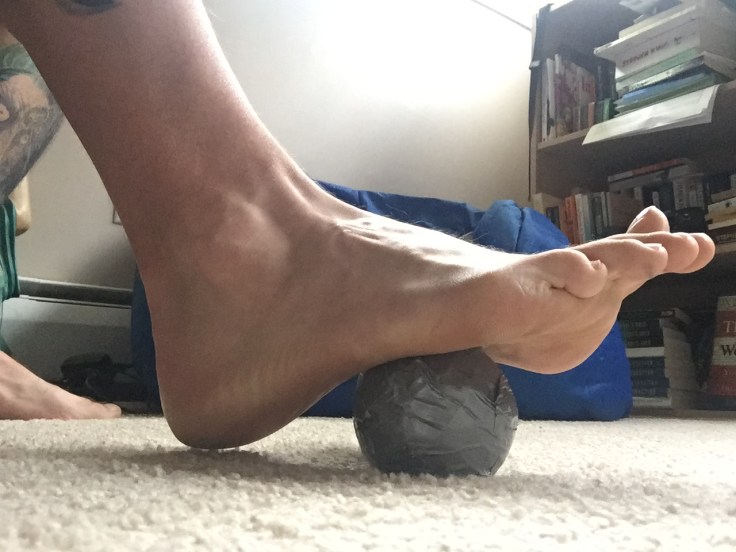 Peanut Massager in Use